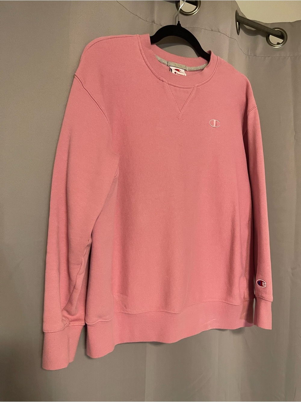 Champion Pink Crewneck Pullover Sweatshirt